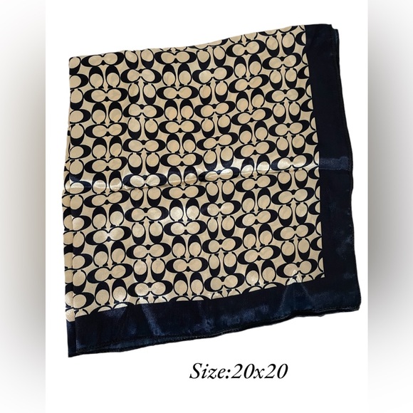 NWT-Coach Wristlet & Handkerchief: Mahogany - Picture 6 of 8